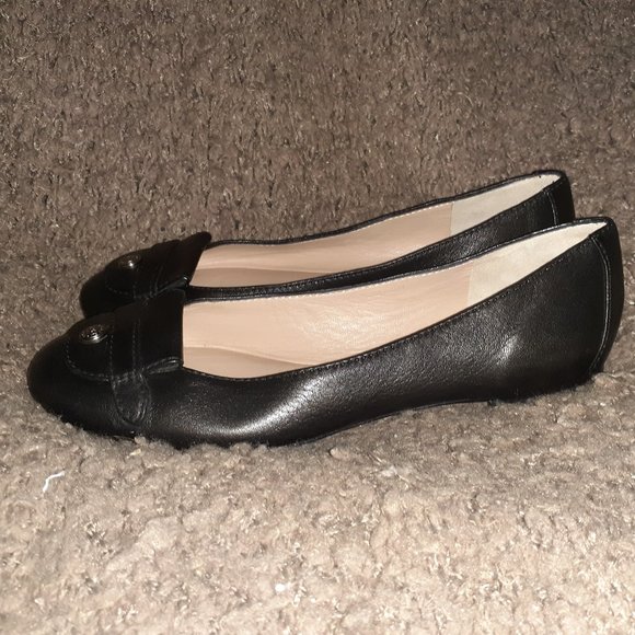 LONGCHAMP-Le Pliage Cuir-Black Ballet Flats-Size 36-NWOB - Picture 2 of 7